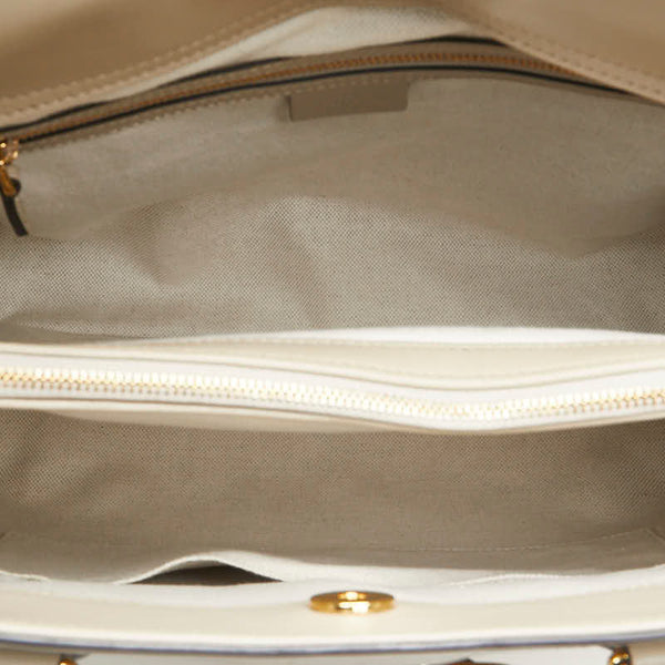 グッチ バンブー ダイアナ ミディアム ハンドバッグ ショルダーバッグ 2WAY 655658 ベージュ グリーン レザー レディース GUCCI 【中古】
