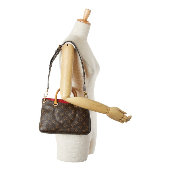 ルイ ヴィトン モノグラム パラスBB ハンドバッグ ショルダーバッグ 2WAY M41241 スリーズ ブラウン PVC レザー レディース LOUIS VUITTON 【中古】