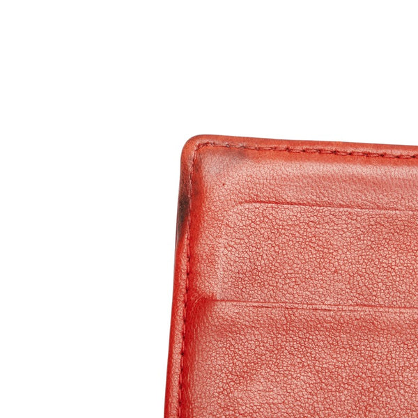 シャネル ココマーク カードケース レッド エナメル レディース CHANEL 【中古】