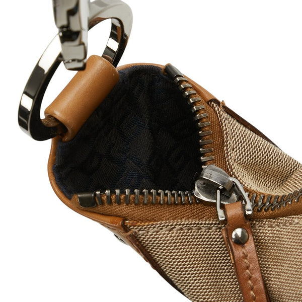 グッチ ハンドバッグ ワンショルダーバッグ 95726 ベージュ ブラウン キャンバス レザー レディース GUCCI 【中古】