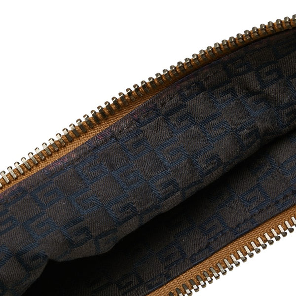 グッチ ハンドバッグ ワンショルダーバッグ 95726 ベージュ ブラウン キャンバス レザー レディース GUCCI 【中古】