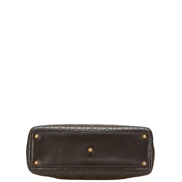 ディオール カナージュ レディディオール ハンドバッグ ブラウン ラムスキン レディース Dior 【中古】
