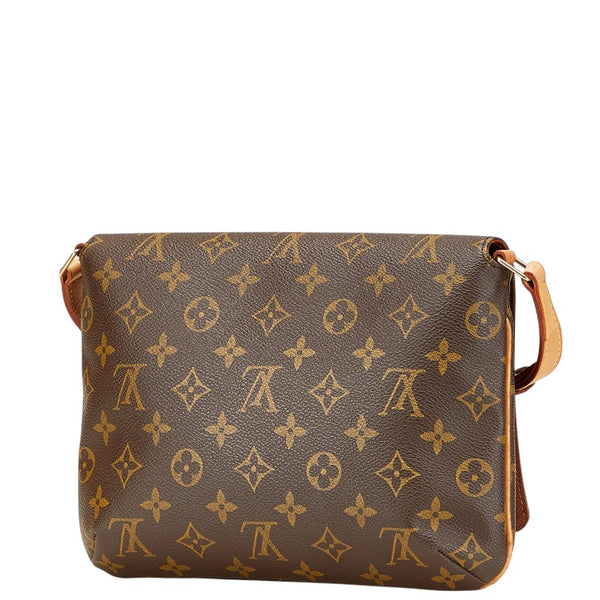 ルイ ヴィトン モノグラム ミュゼット タンゴ ショート ショルダーバッグ M51257 ブラウン PVC レザー レディース LOUIS VUITTON 【中古】