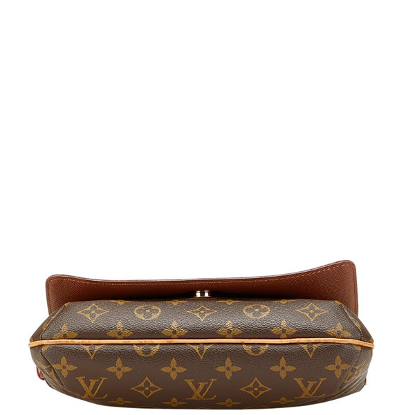 ルイ ヴィトン モノグラム ミュゼット タンゴ ショート ショルダーバッグ M51257 ブラウン PVC レザー レディース LOUIS VUITTON 【中古】