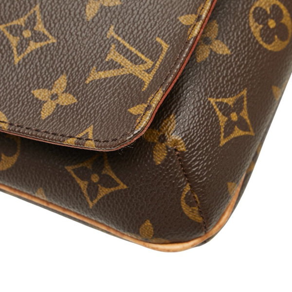 ルイ ヴィトン モノグラム ミュゼット タンゴ ショート ショルダーバッグ M51257 ブラウン PVC レザー レディース LOUIS VUITTON 【中古】