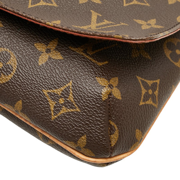 ルイ ヴィトン モノグラム ミュゼット タンゴ ショート ショルダーバッグ M51257 ブラウン PVC レザー レディース LOUIS VUITTON 【中古】