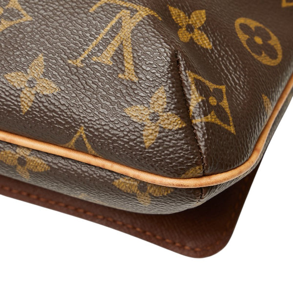 ルイ ヴィトン モノグラム ミュゼット タンゴ ショート ショルダーバッグ M51257 ブラウン PVC レザー レディース LOUIS VUITTON 【中古】