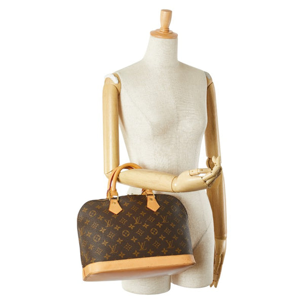 ルイ ヴィトン モノグラム アルマPM ハンドバッグ M51130 ブラウン PVC レザー レディース LOUIS VUITTON 【中古】
