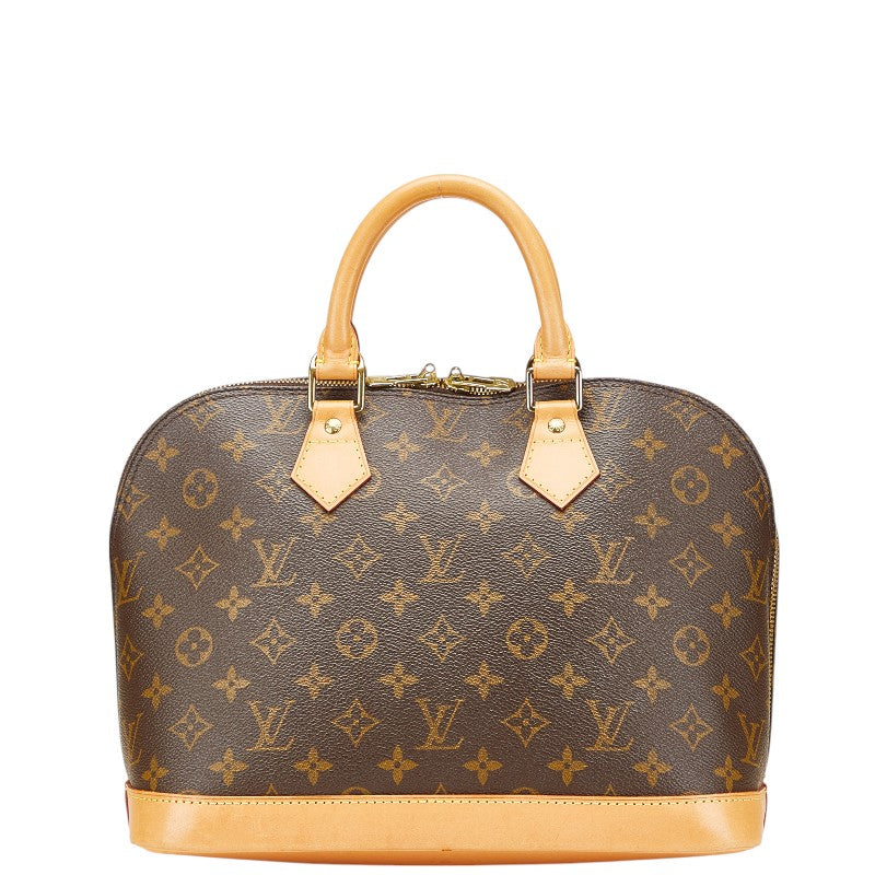 ルイ ヴィトン モノグラム アルマPM ハンドバッグ M51130 ブラウン PVC レザー レディース LOUIS VUITTON 【中古】