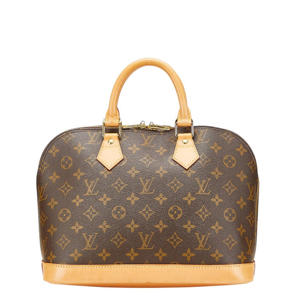 ルイ ヴィトン モノグラム アルマPM ハンドバッグ M51130 ブラウン PVC レザー レディース LOUIS VUITTON 【中古】