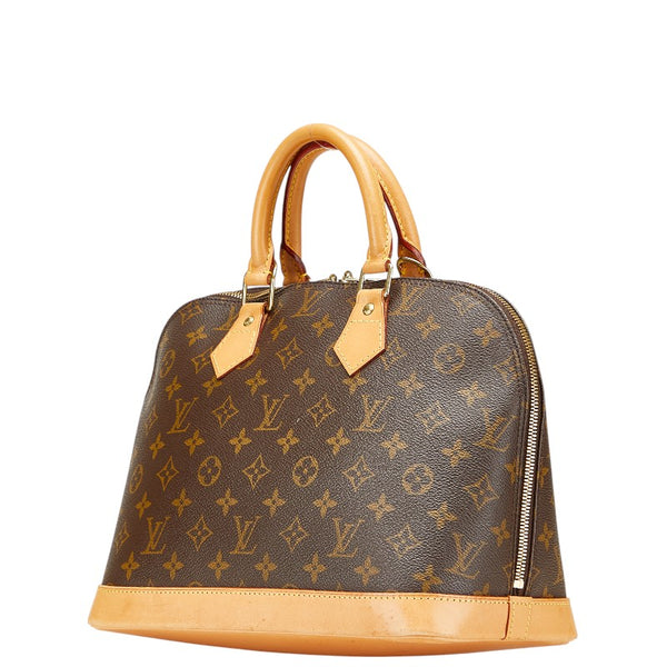 ルイ ヴィトン モノグラム アルマPM ハンドバッグ M51130 ブラウン PVC レザー レディース LOUIS VUITTON 【中古】