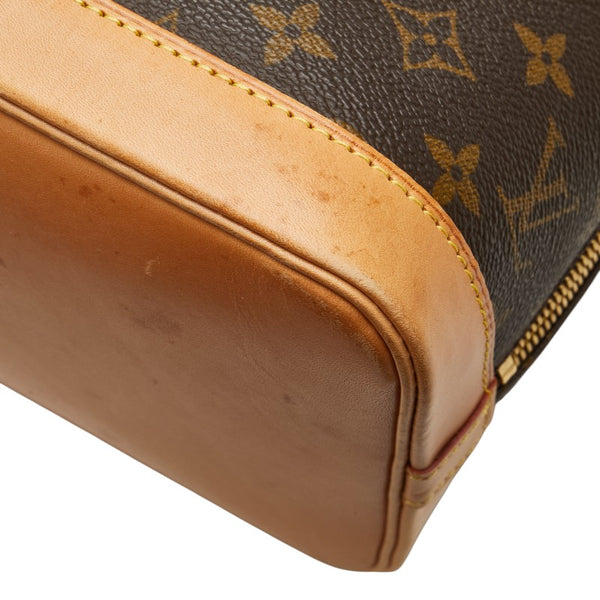 ルイ ヴィトン モノグラム アルマPM ハンドバッグ M51130 ブラウン PVC レザー レディース LOUIS VUITTON 【中古】