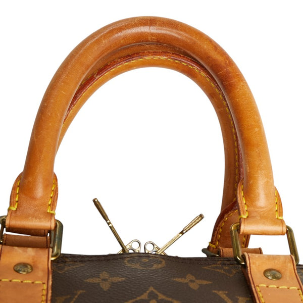 ルイ ヴィトン モノグラム キ－ポル45 ボストンバッグ M41428 ブラウン PVC レザー レディース LOUIS VUITTON 【中古】