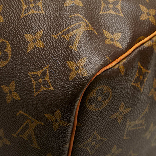 ルイ ヴィトン モノグラム キ－ポル45 ボストンバッグ M41428 ブラウン PVC レザー レディース LOUIS VUITTON 【中古】