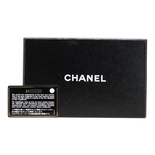 シャネル ココマーク 長財布 ブラック キャビアスキン レディース CHANEL 【中古】