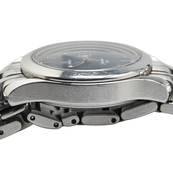 オメガ シーマスター120 デイト 腕時計 2511.81 クオーツ ブルー文字盤 ステンレススチール レディース OMEGA 【中古】