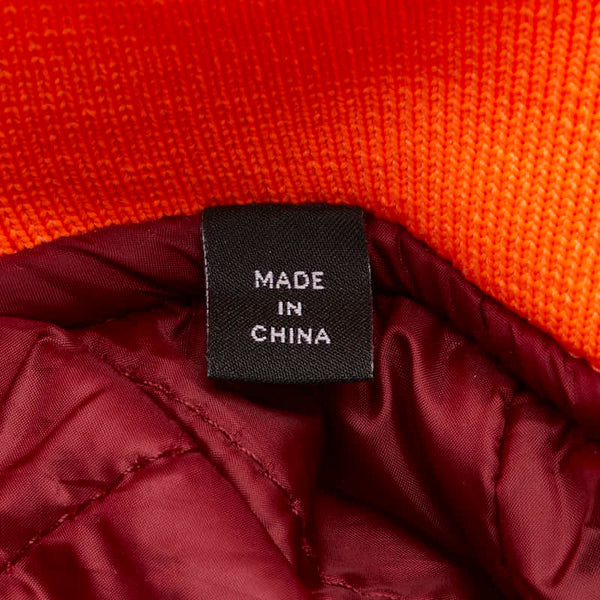 アルマーニ エクスチェンジ AXロゴ ブルゾン サイズ:S オレンジ ナイロン メンズ ARMANI 【中古】