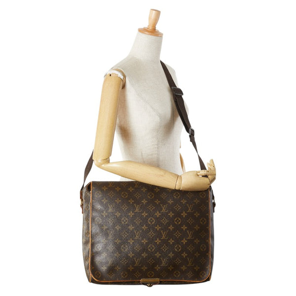 ルイ ヴィトン モノグラム アベス ショルダーバッグ M45257 ブラウン PVC レザー レディース LOUIS VUITTON 【中古】