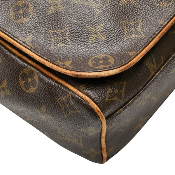 ルイ ヴィトン モノグラム アベス ショルダーバッグ M45257 ブラウン PVC レザー レディース LOUIS VUITTON 【中古】