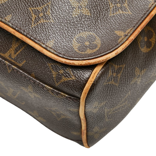 ルイ ヴィトン モノグラム アベス ショルダーバッグ M45257 ブラウン PVC レザー レディース LOUIS VUITTON 【中古】