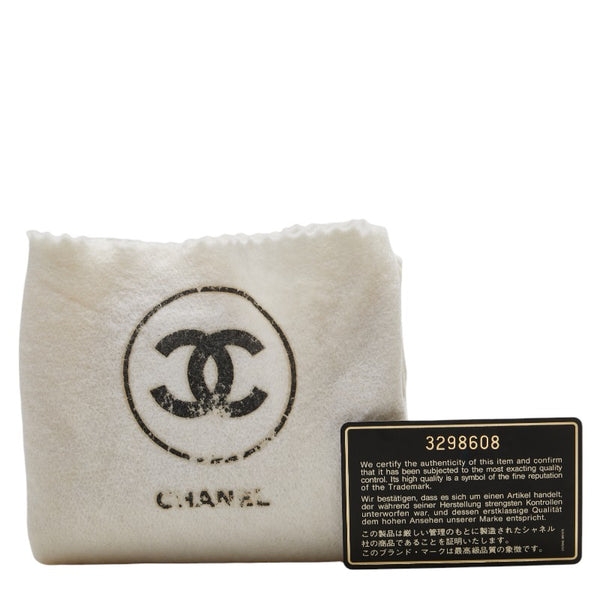 シャネル マトラッセ ココマーク 親子バッグ ハンドバッグ ブラック ラムスキン レディース CHANEL 【中古】