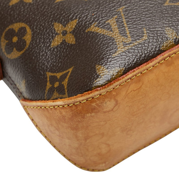 ルイ ヴィトン モノグラム トロター ショルダーバッグ M51240 ブラウン PVC レザー レディース LOUIS VUITTON 【中古】