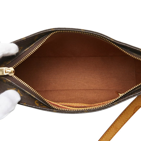 ルイ ヴィトン モノグラム トロター ショルダーバッグ M51240 ブラウン PVC レザー レディース LOUIS VUITTON 【中古】