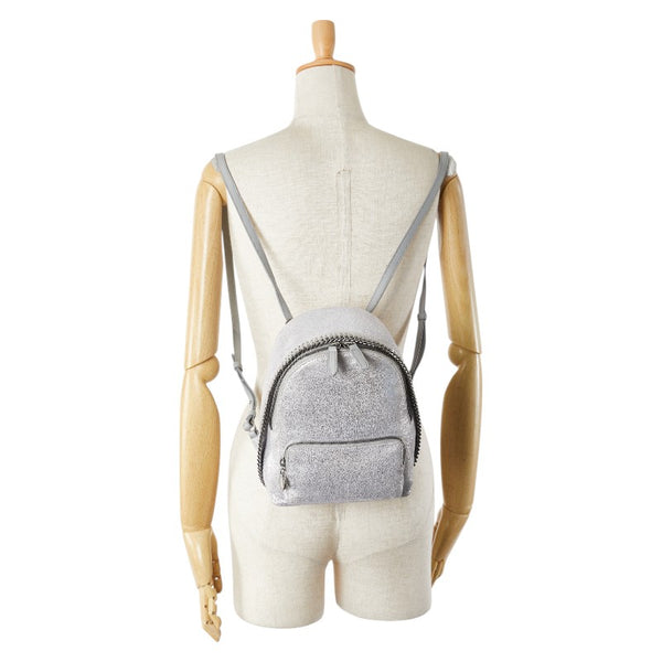 ステラマッカートニー ファラベラ  リュック バックパック シルバー ポリエステル レディース Stella McCartney 【中古】
