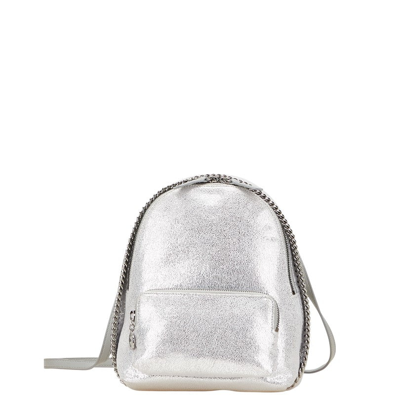 ステラマッカートニー ファラベラ  リュック バックパック シルバー ポリエステル レディース Stella McCartney 【中古】