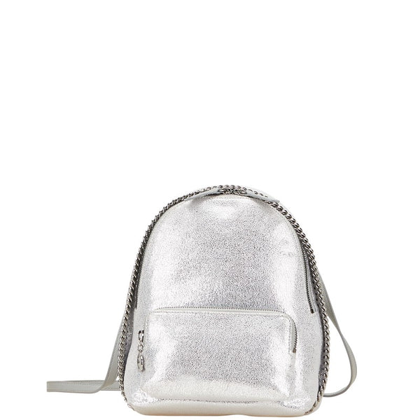 ステラマッカートニー ファラベラ  リュック バックパック シルバー ポリエステル レディース Stella McCartney 【中古】