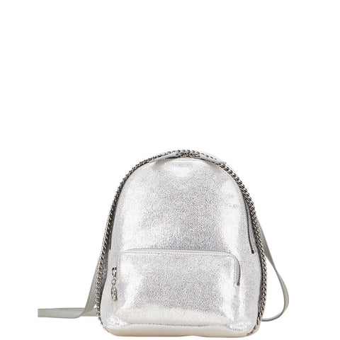 ステラマッカートニー ファラベラ  リュック バックパック シルバー ポリエステル レディース Stella McCartney 【中古】