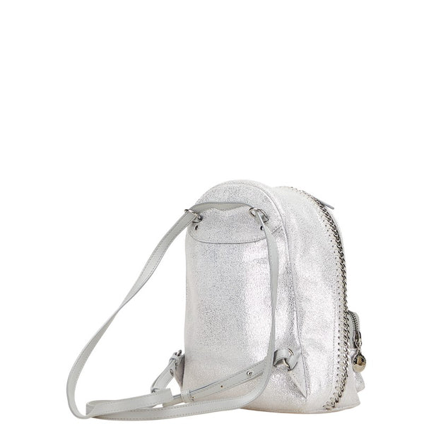 ステラマッカートニー ファラベラ  リュック バックパック シルバー ポリエステル レディース Stella McCartney 【中古】