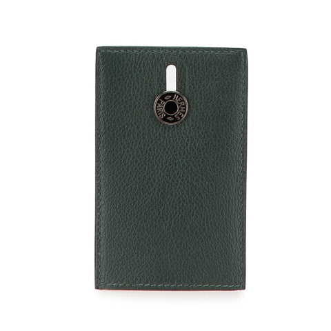 エルメス ディアボロ カードケース グリーン エバーカーフ レディース HERMES 【中古】
