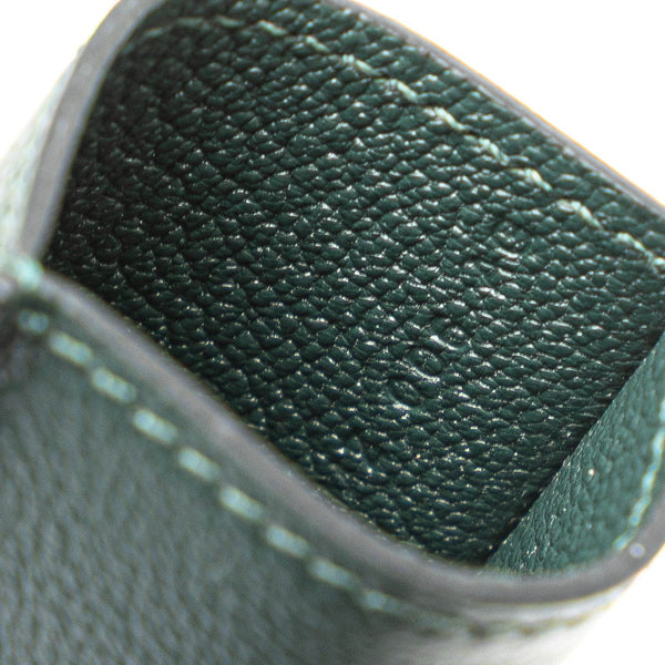 エルメス ディアボロ カードケース グリーン エバーカーフ レディース HERMES 【中古】