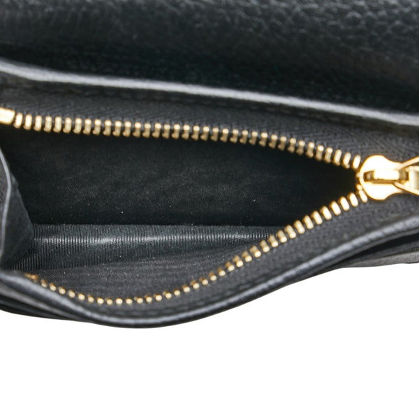 グッチ GGマーモント ダブルG コンパクトウォレット カードケース 456126 レザー レディース GUCCI 【中古】