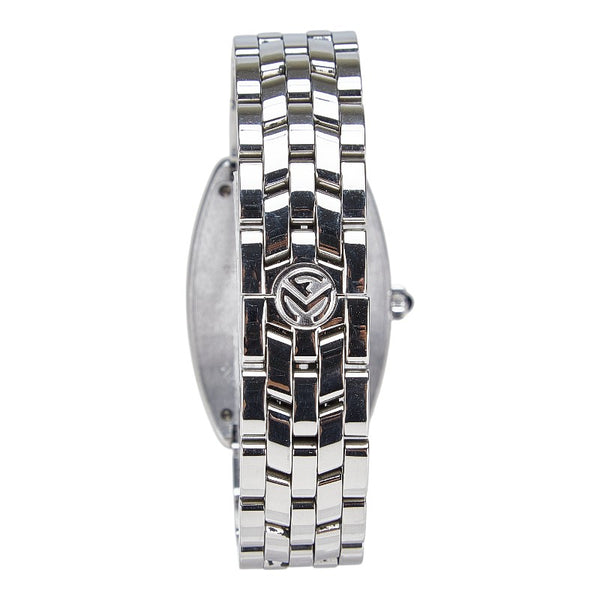 フランクミュラー トノーカーベックス 腕時計 1752B クオーツ ブラック文字盤 ステンレススチール レディース FRANCK MULLER 【中古】