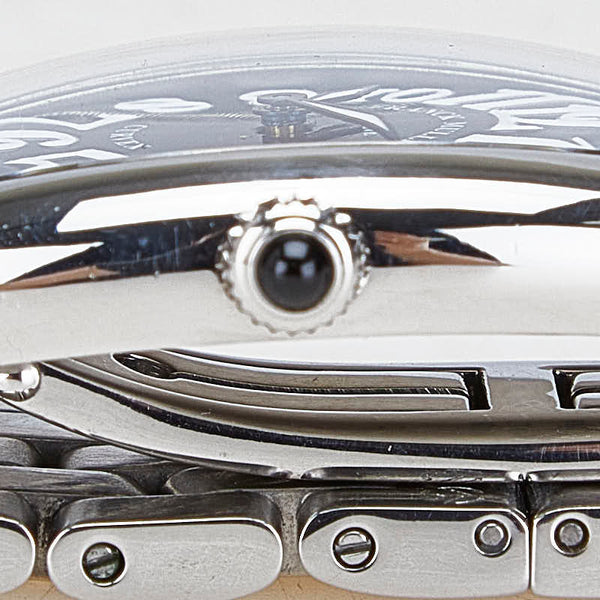 フランクミュラー トノーカーベックス 腕時計 1752B クオーツ ブラック文字盤 ステンレススチール レディース FRANCK MULLER 【中古】