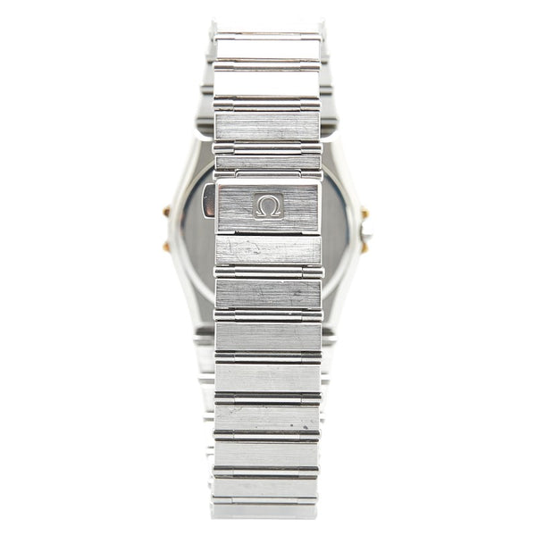 オメガ コンステレーション 腕時計 クオーツ ホワイト文字盤 ステンレススチール メッキ メンズ OMEGA 【中古】