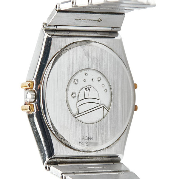 オメガ コンステレーション 腕時計 クオーツ ホワイト文字盤 ステンレススチール メッキ メンズ OMEGA 【中古】