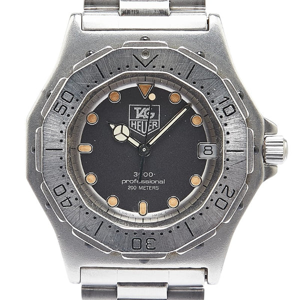タグホイヤー 3000シリーズ 腕時計 932.206 クオーツ グレー文字盤 ステンレススチール メンズ TAG HEUER 【中古】