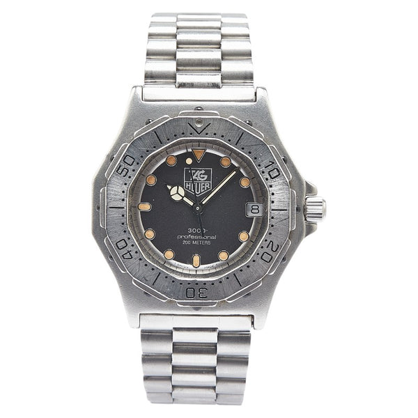 タグホイヤー 3000シリーズ 腕時計 932.206 クオーツ グレー文字盤 ステンレススチール メンズ TAG HEUER 【中古】