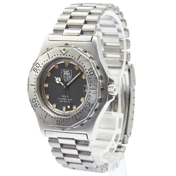 タグホイヤー 3000シリーズ 腕時計 932.206 クオーツ グレー文字盤 ステンレススチール メンズ TAG HEUER 【中古】