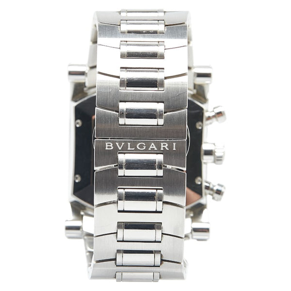 ブルガリ アショーマ 腕時計 AA48SCH 自動巻き ブラック文字盤 ステンレススチール メンズ BVLGARI 【中古】