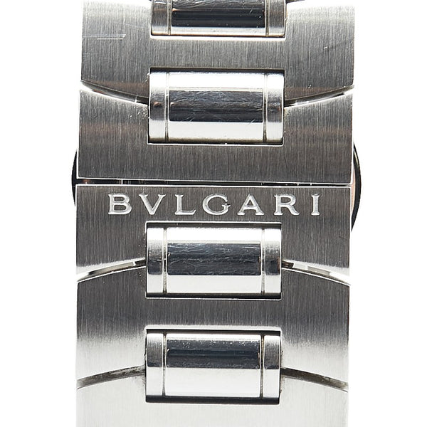 ブルガリ アショーマ 腕時計 AA48SCH 自動巻き ブラック文字盤 ステンレススチール メンズ BVLGARI 【中古】