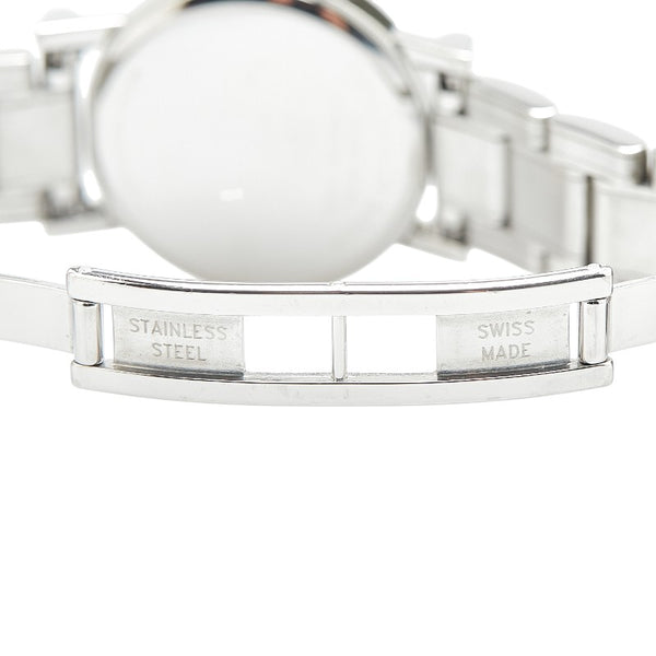 ティファニー アトラス 腕時計 クオーツ ブラック文字盤 ステンレススチール レディース TIFFANY&Co. 【中古】