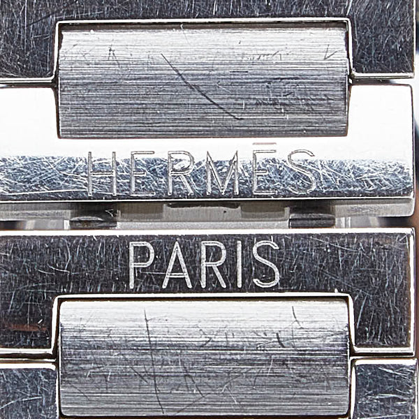 エルメス ノマード 腕時計 NO1.710 キネティック ホワイト文字盤 ステンレススチール メンズ HERMES 【中古】