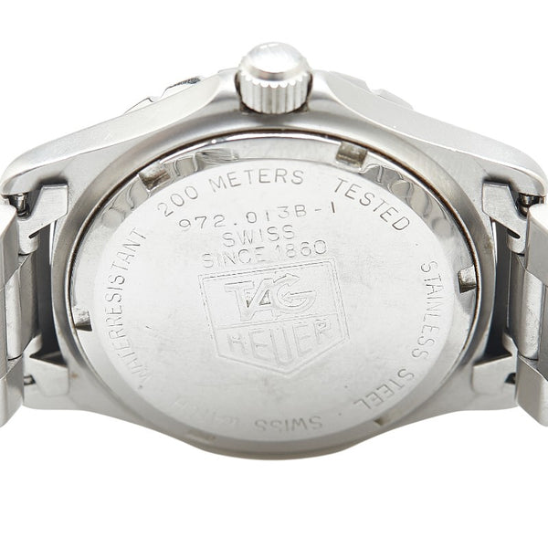 タグホイヤー 2000シリーズ 腕時計 972.013B-1 クオーツ ベージュ文字盤 ステンレススチール メンズ TAG HEUER 【中古】