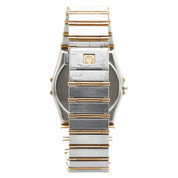 オメガ コンステレーション 腕時計 クオーツ ゴールド文字盤 ステンレススチール メッキ レディース OMEGA 【中古】