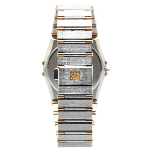 オメガ コンステレーション 腕時計 クオーツ ホワイト文字盤 ステンレススチール メッキ メンズ OMEGA 【中古】