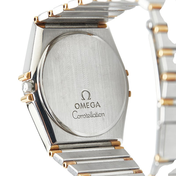 オメガ コンステレーション 腕時計 クオーツ ホワイト文字盤 ステンレススチール メッキ メンズ OMEGA 【中古】